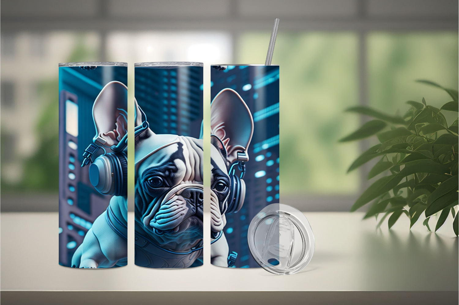 DOG DESIGN TUMBLERS