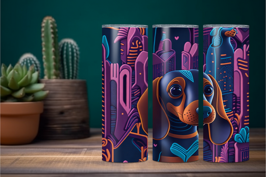 Dachshunds 2 Stainless steel tumbler