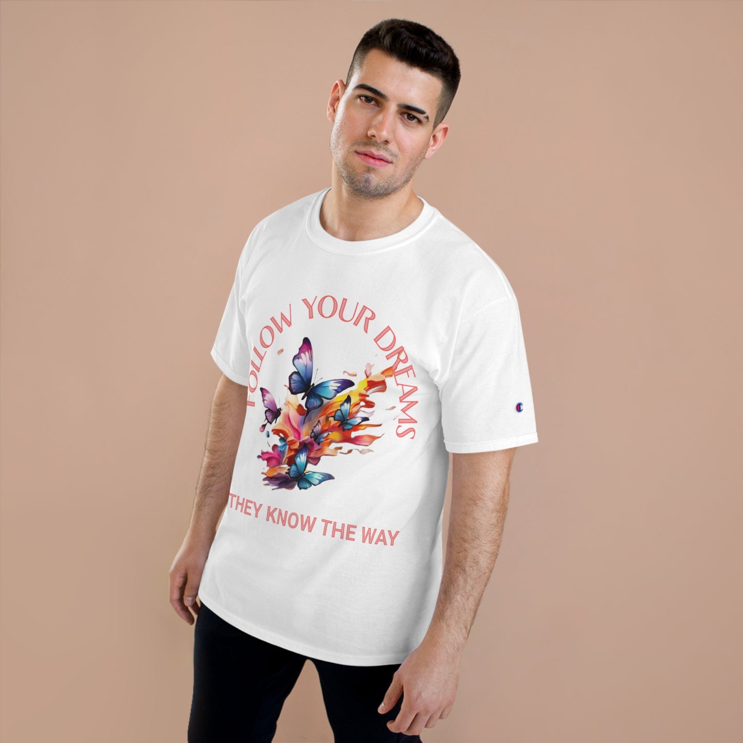 FOLLOW DREAMS 1 #552835 Unisex Champion T-shirt