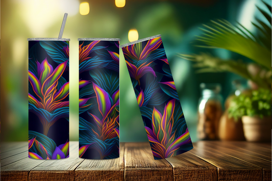 Fiery Bromeliad 2 Stainless steel tumbler