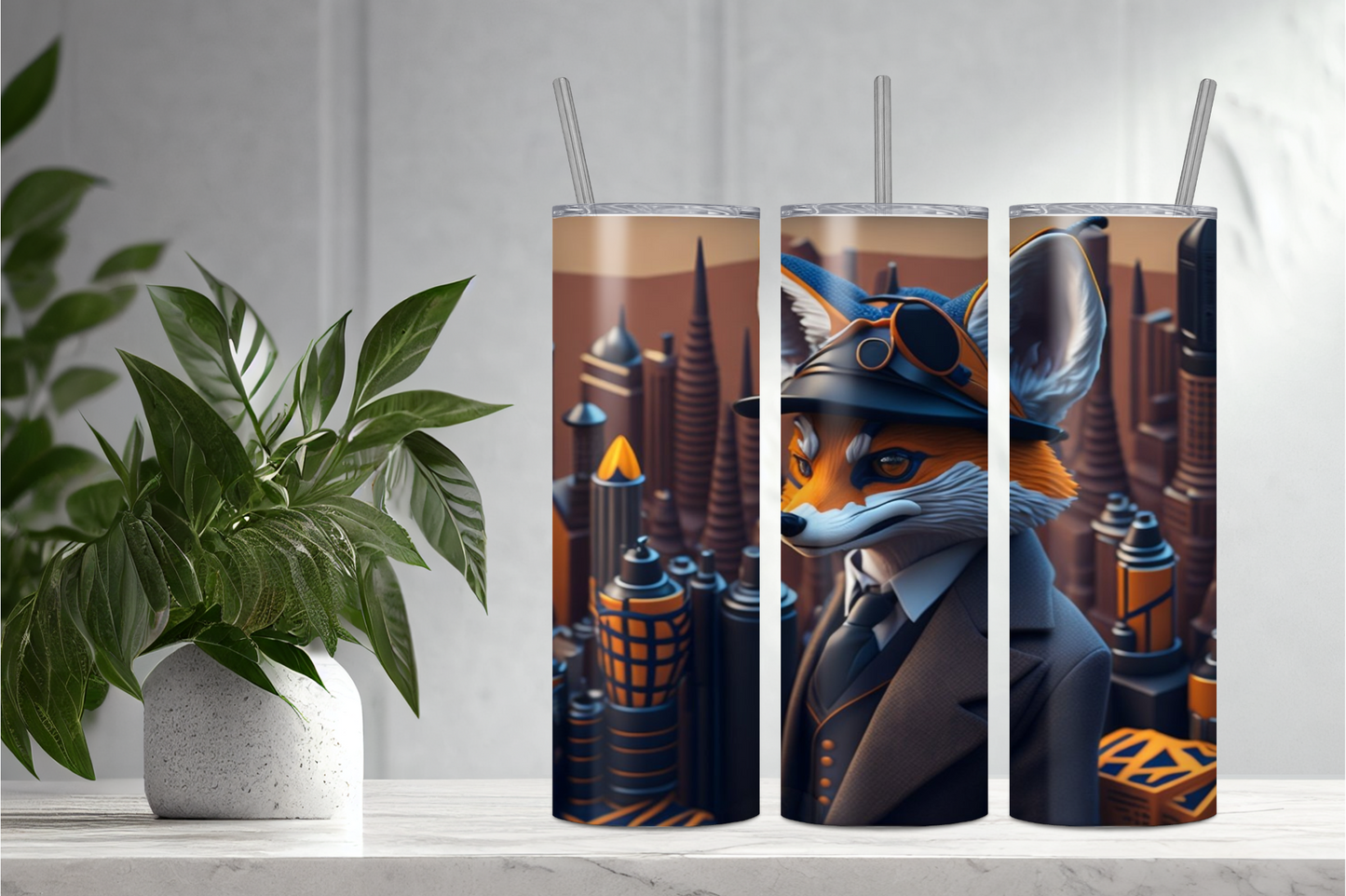 Fox 1 Stainless steel tumbler