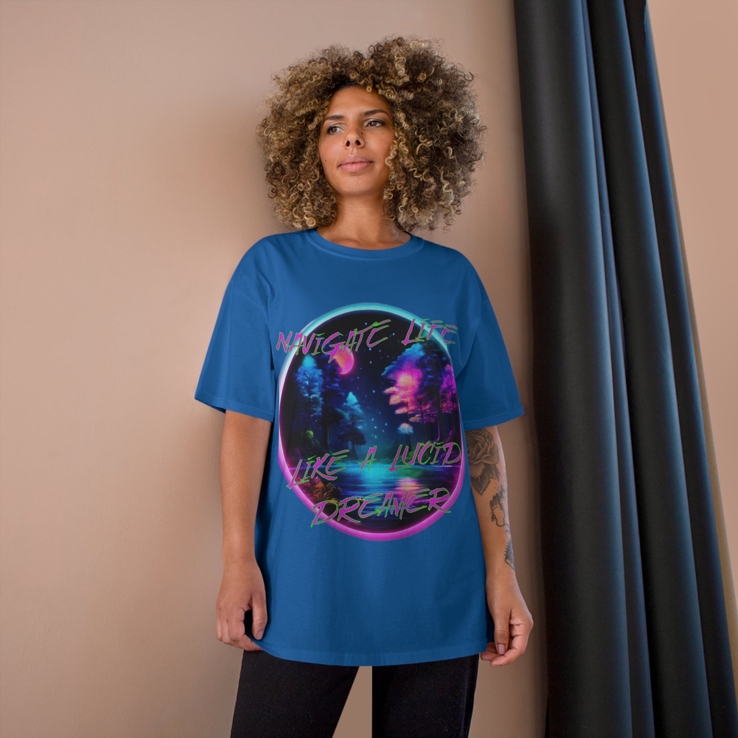 LUCID DREAMER 1 #553142 Unisex Champion T-shirt