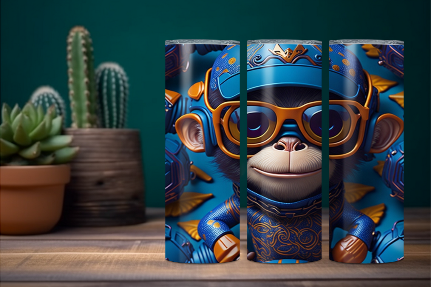 Monkey 1 Stainless steel tumbler