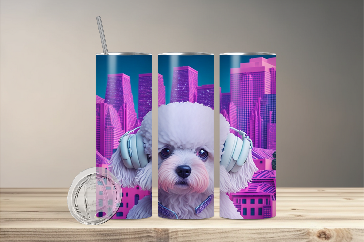 Poodle 2 Stainless steel tumbler