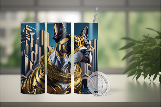 Pit Terriers 1 Stainless steel tumbler