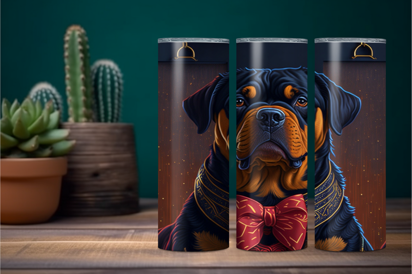 Rottweilers 1 Stainless steel tumbler