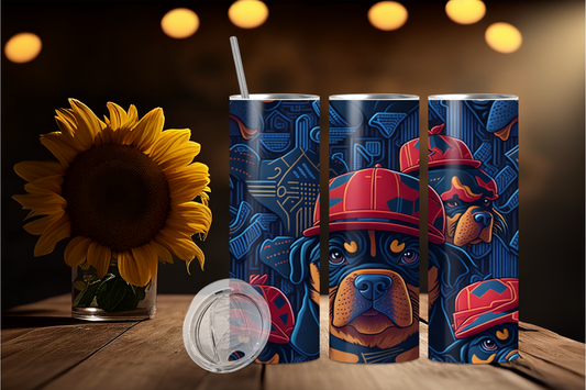 Rottweilers 2 Stainless steel tumbler