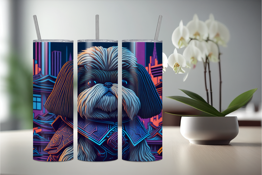 Shih Tzu 1 Stainless steel tumbler