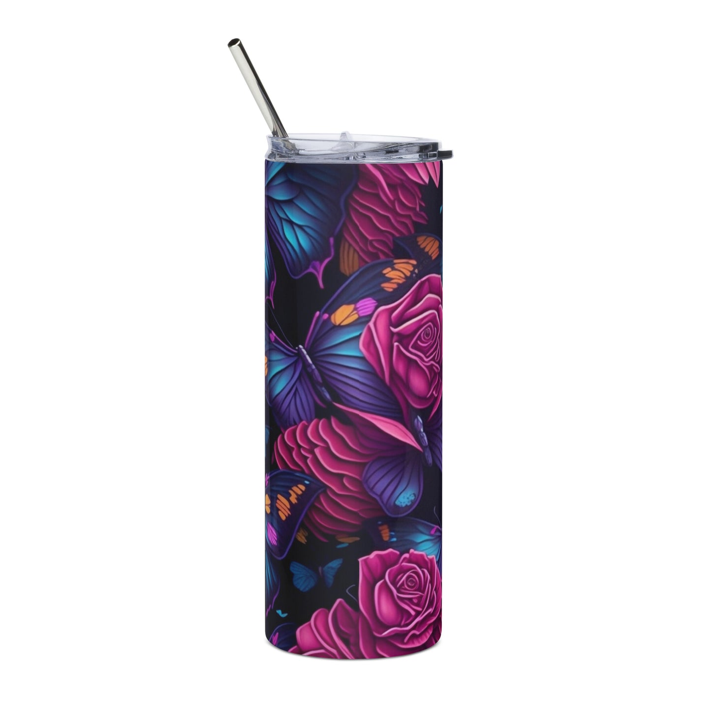 Butterflies 3 Stainless steel tumbler