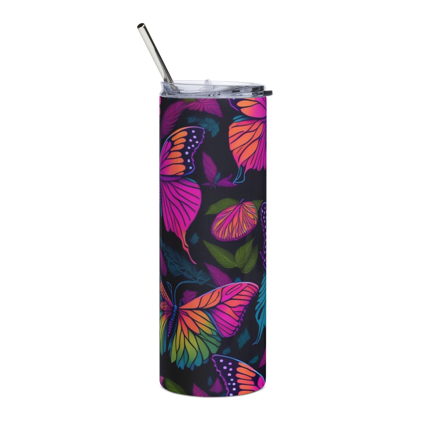 Butterflies 2 Stainless steel tumbler