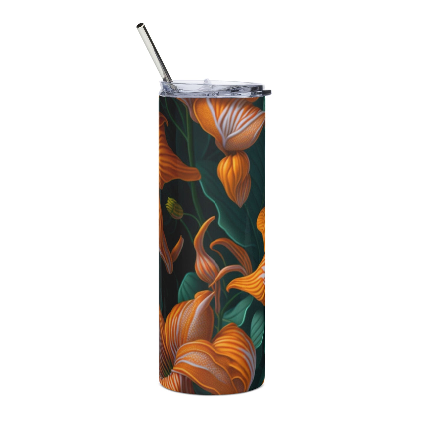 Lilies 1 Stainless steel tumbler