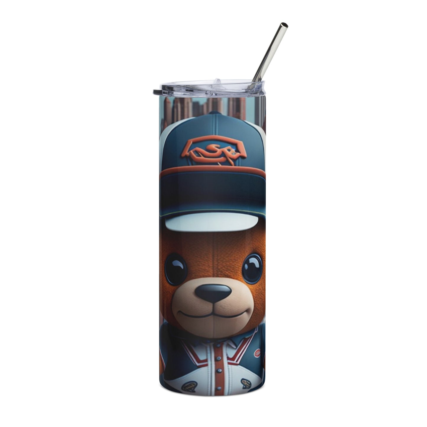 Teddy Bear 1 Stainless steel tumbler