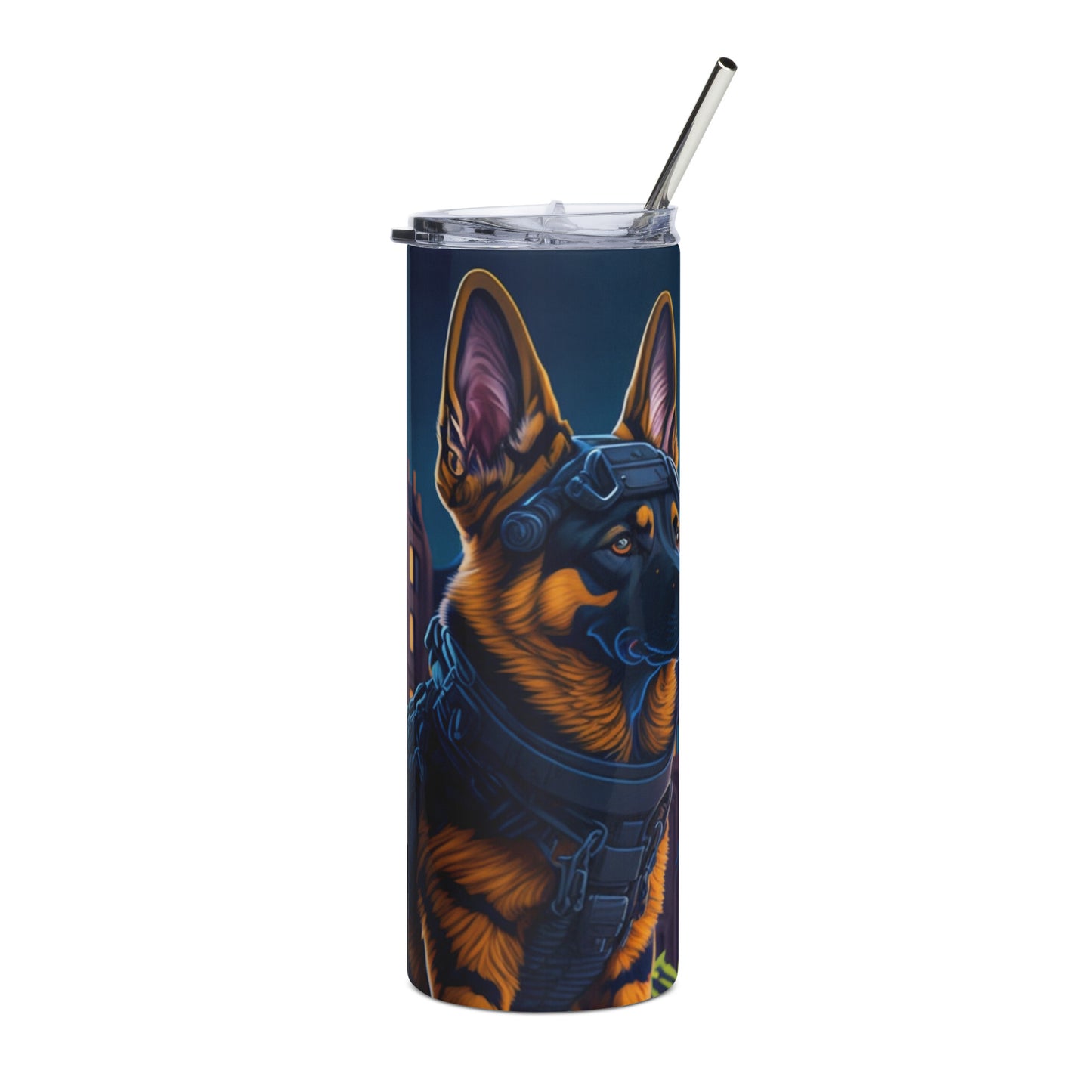 German Sheperd 1 Stainless steel tumbler