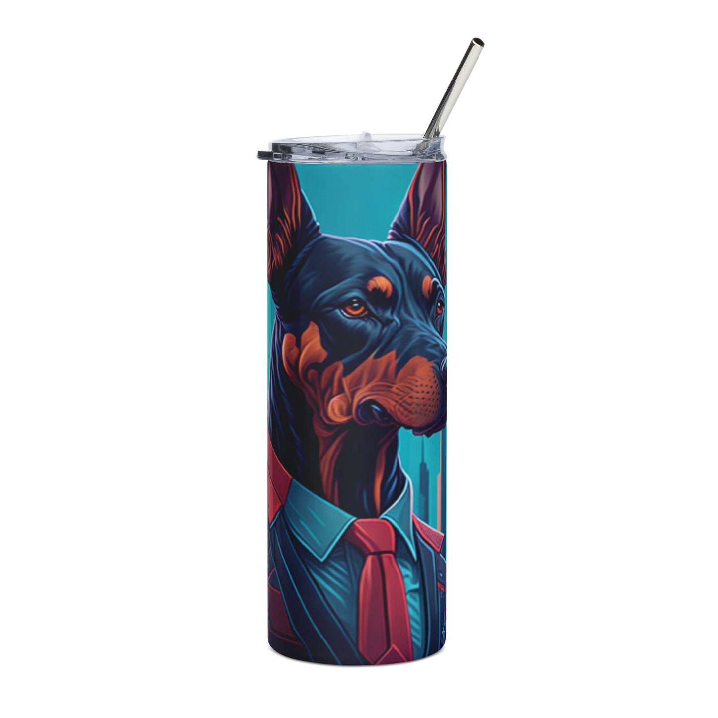 Doberman Pinschers 2 Stainless steel tumbler