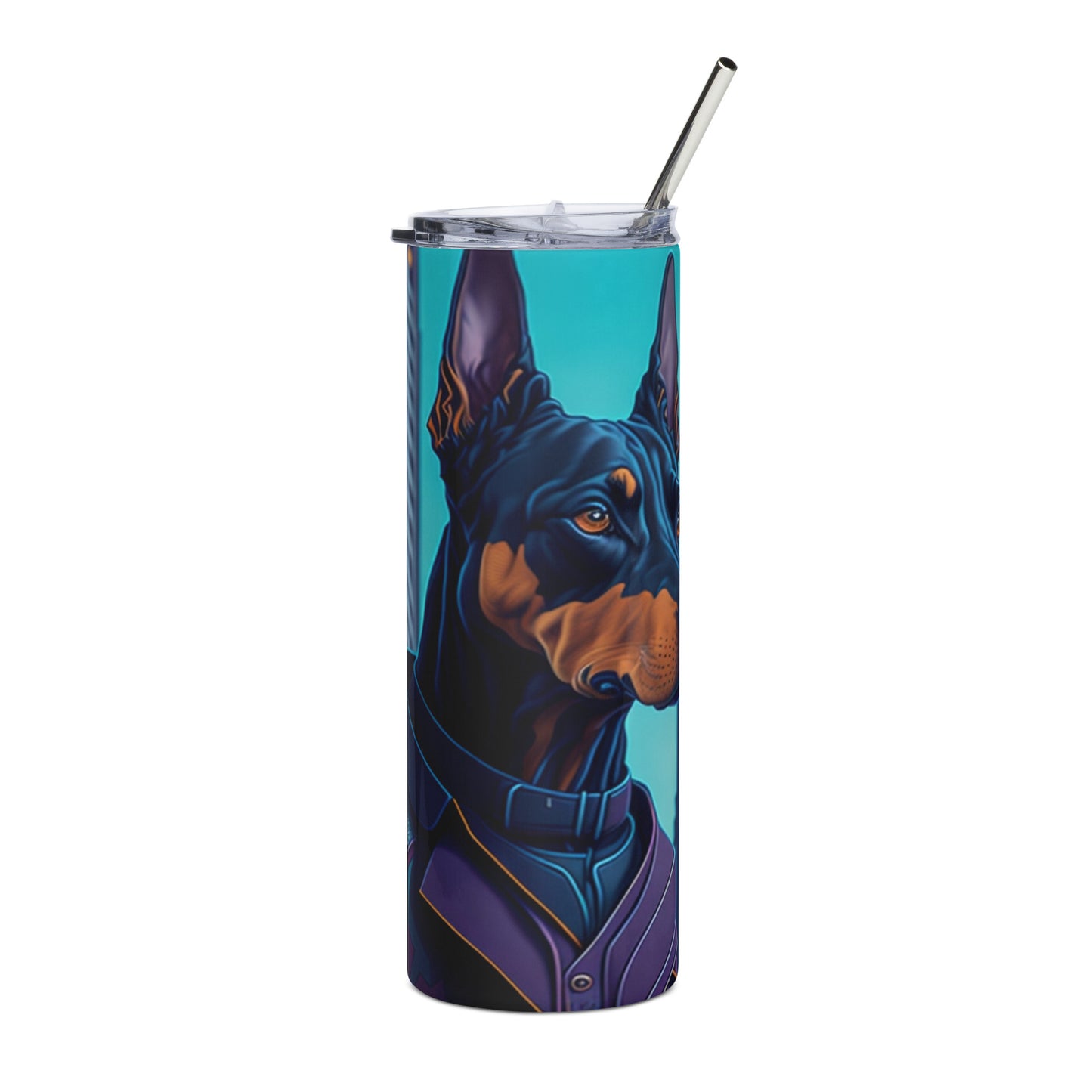 Doberman Pinschers 1 Stainless steel tumbler