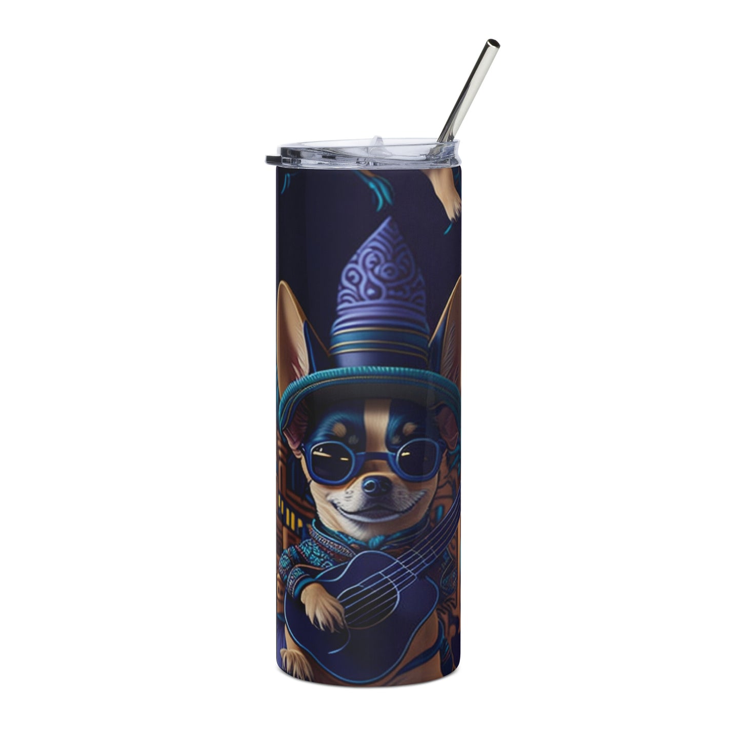 Chihuahua 1 Stainless steel tumbler