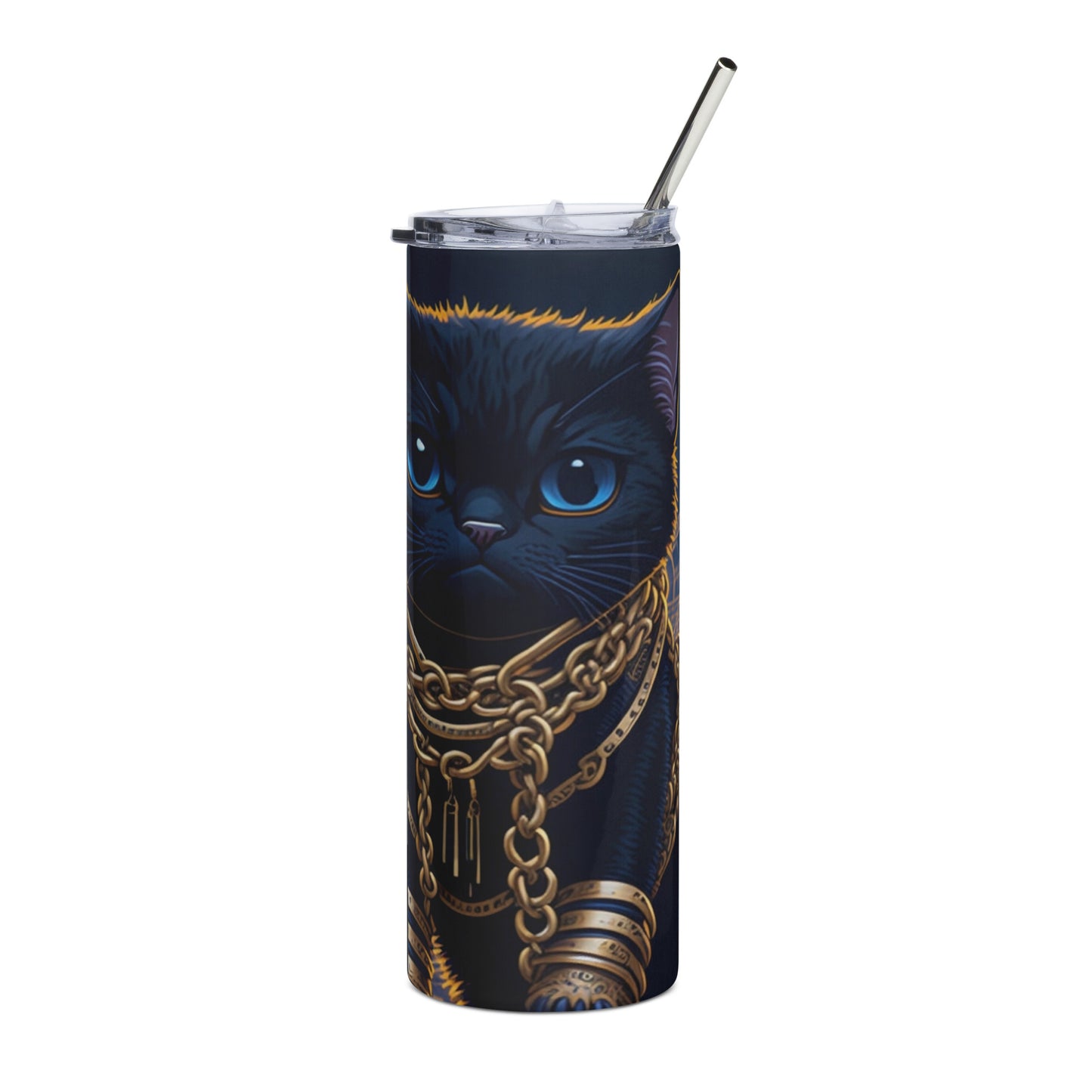 Black Cat 7 Stainless steel tumbler