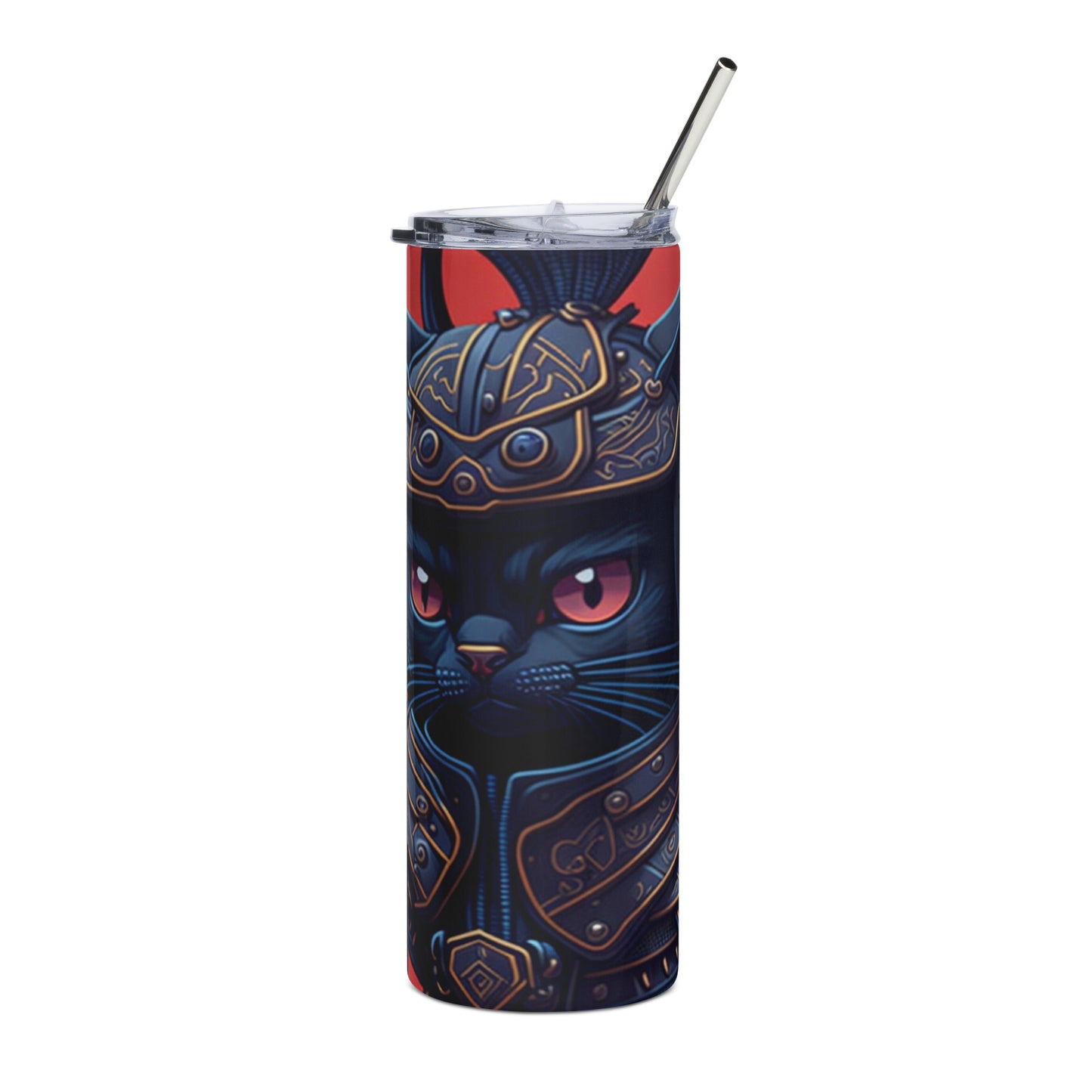 Black Cat 6 Stainless steel tumbler