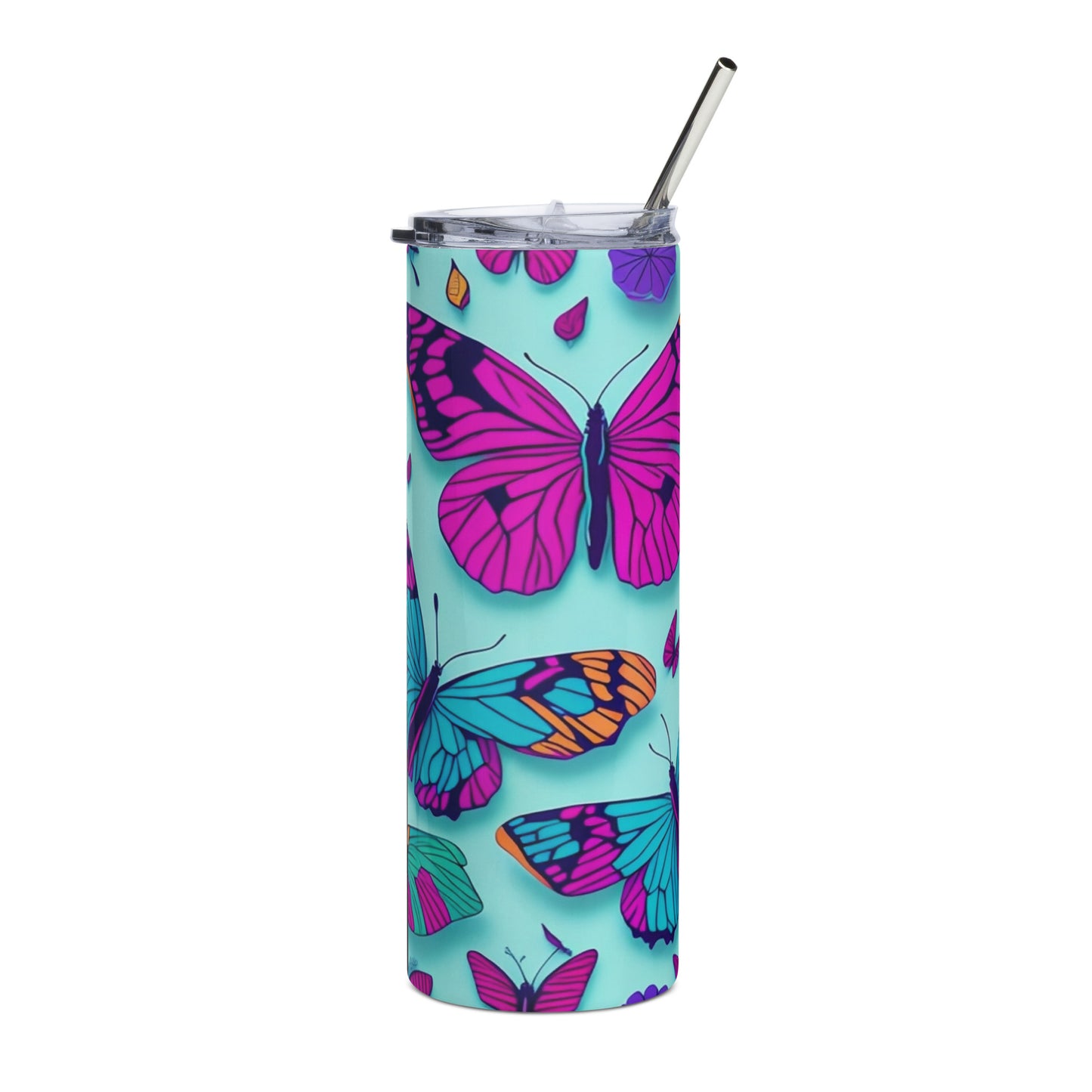 Butterflies 4 Stainless steel tumbler