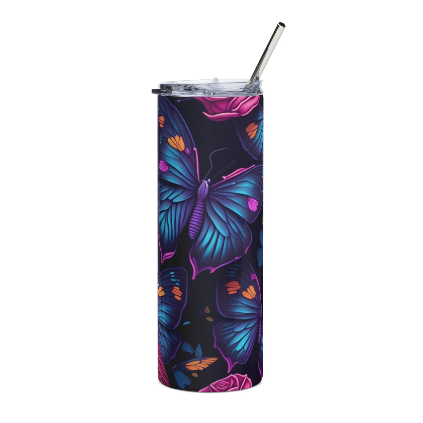 Butterflies 3 Stainless steel tumbler