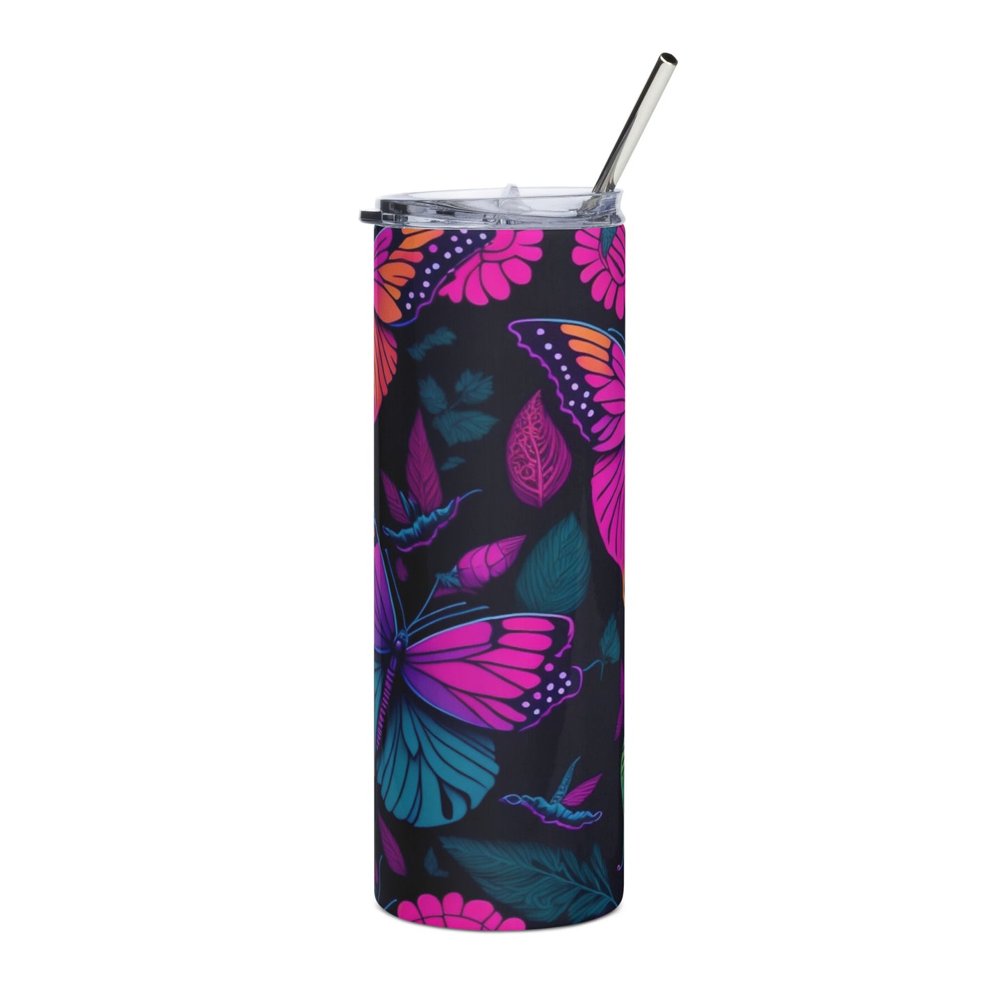 Butterflies 2 Stainless steel tumbler