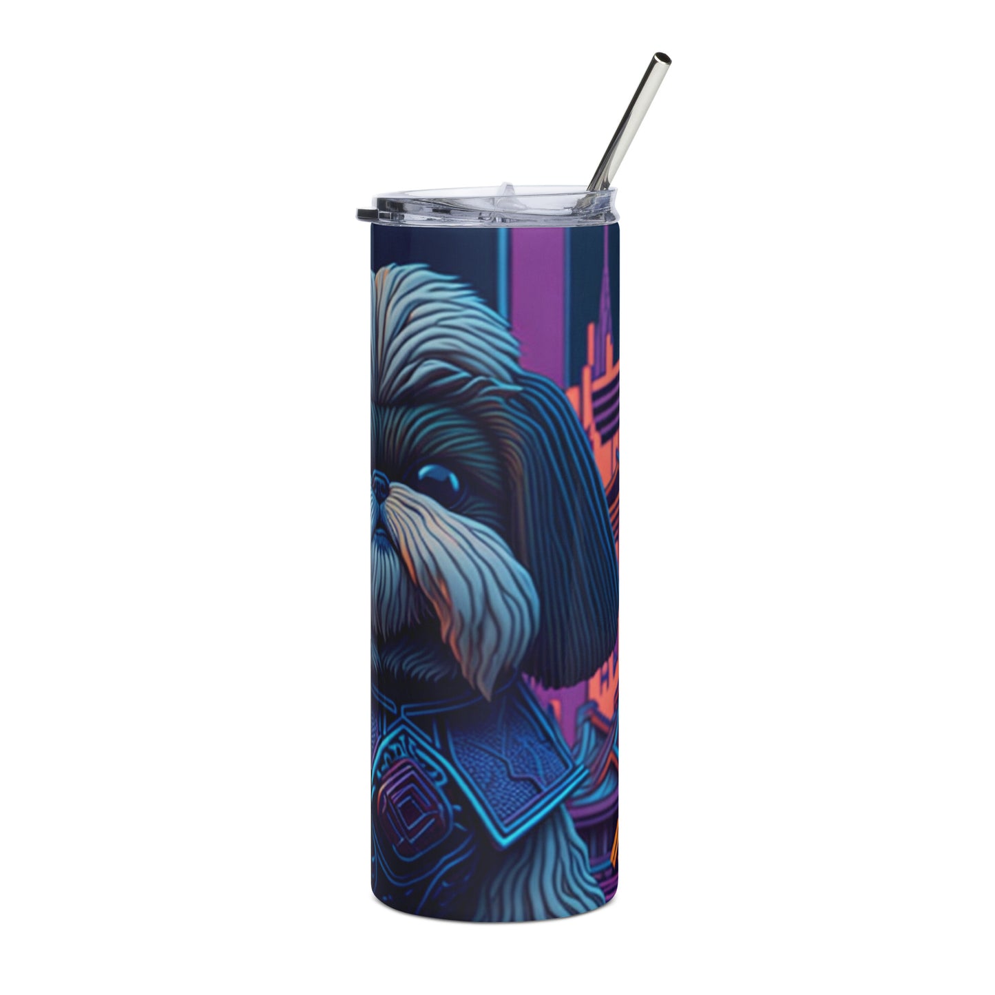 Shih Tzu 1 Stainless steel tumbler