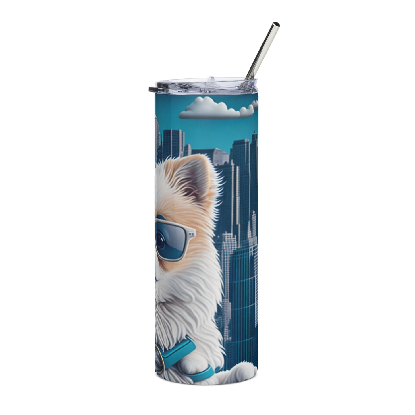 Pomeranians 1 Stainless steel tumbler