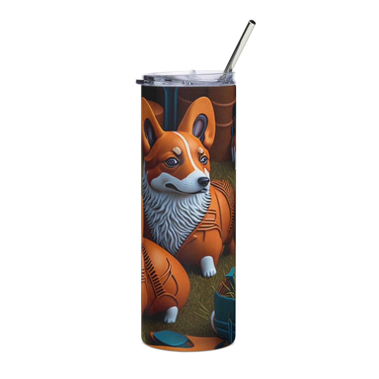 Pembroke Welsh Corgis 1 Stainless steel tumbler