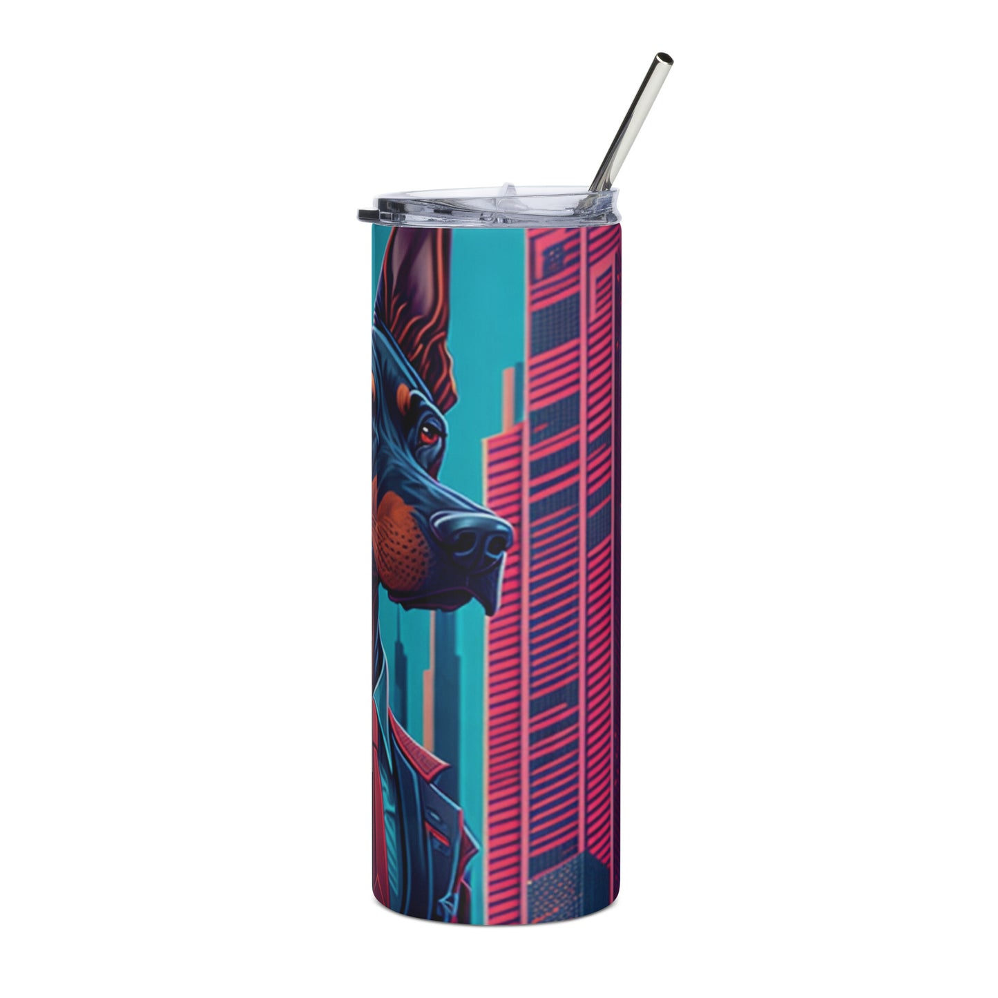 Doberman Pinschers 2 Stainless steel tumbler