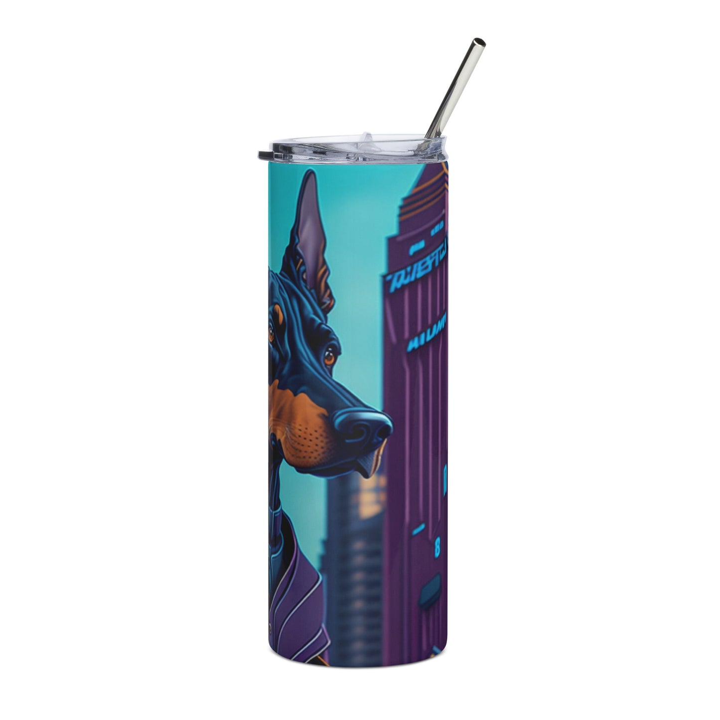 Doberman Pinschers 1 Stainless steel tumbler