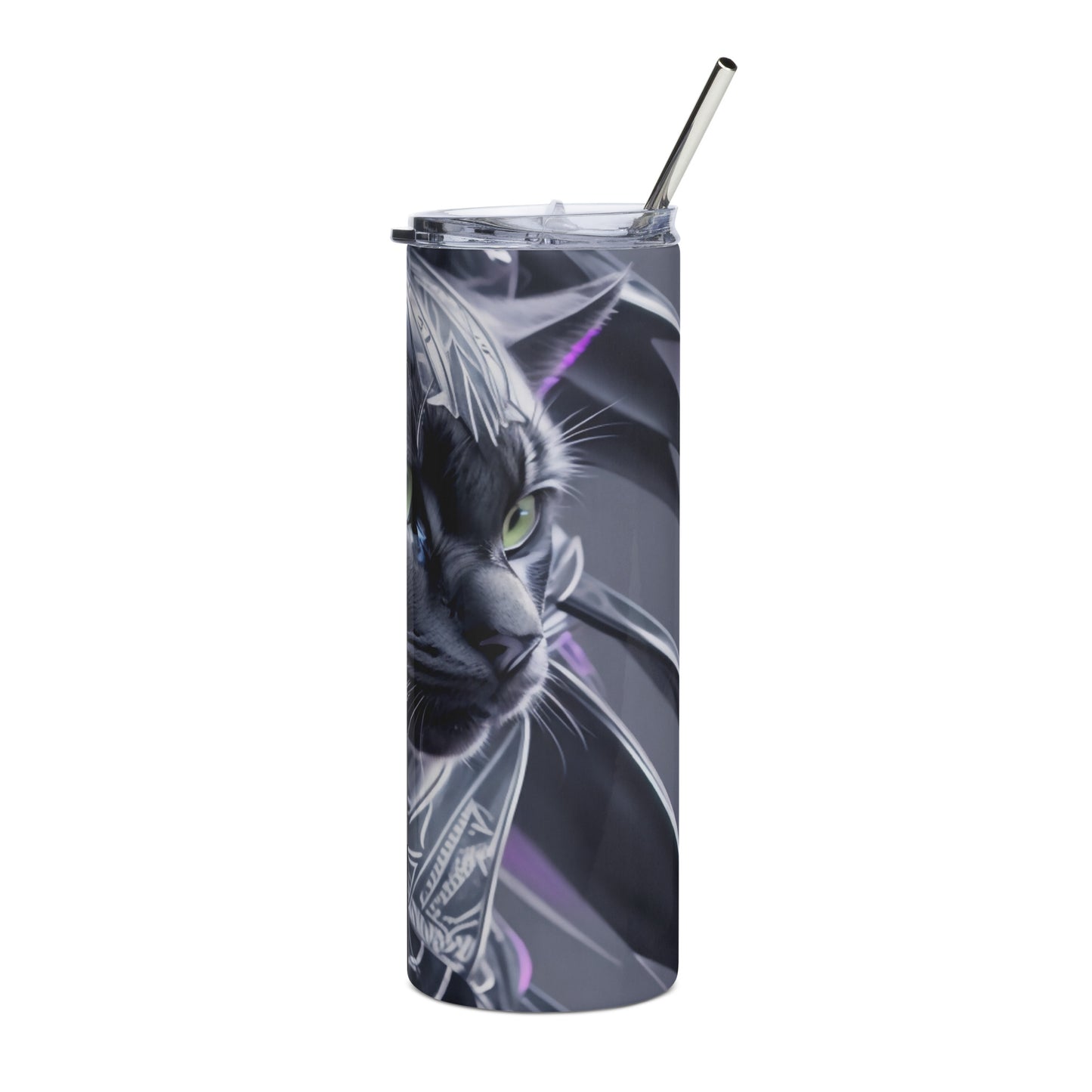 Grey Cat 1 Stainless steel tumbler