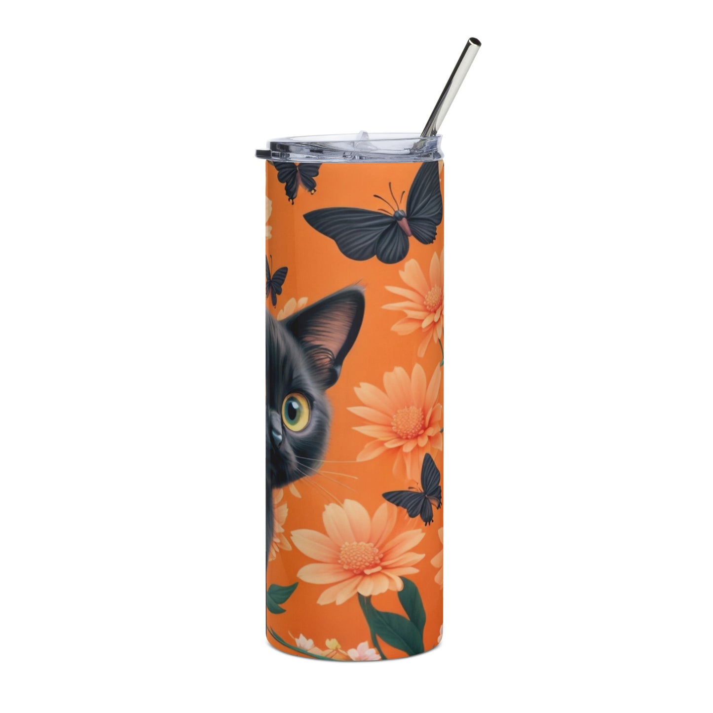 Black Cat 3 Stainless steel tumbler