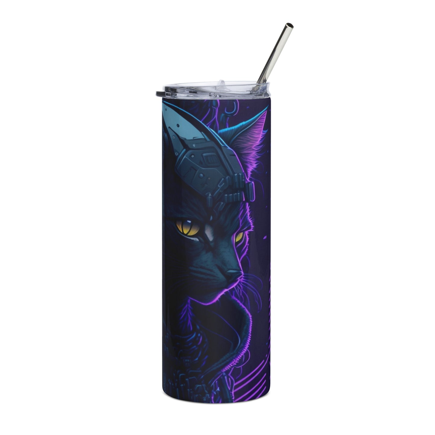 Black Cat 1 Stainless steel tumbler