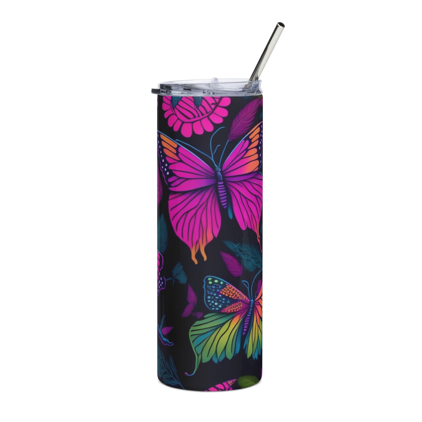 Butterflies 2 Stainless steel tumbler