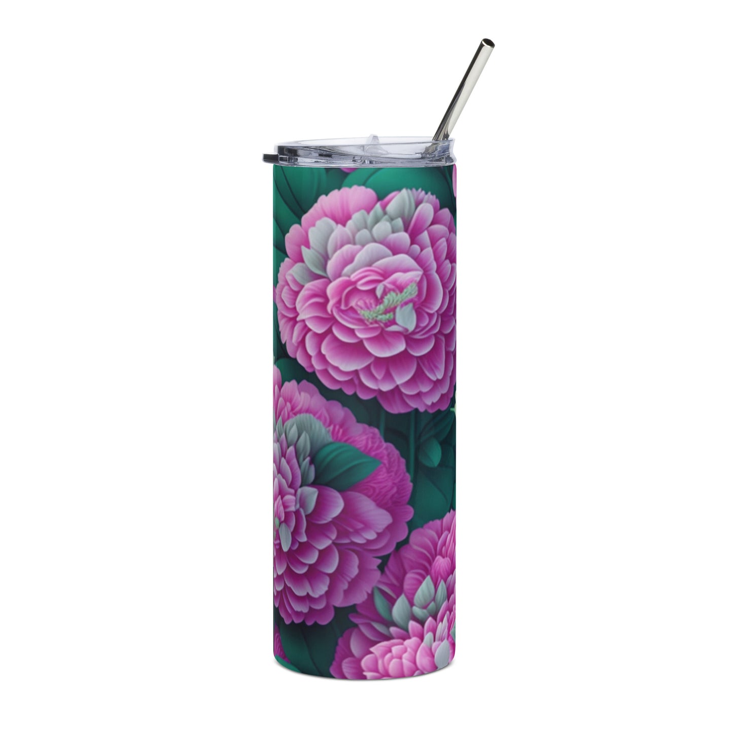 Carnations 1 Stainless steel tumbler