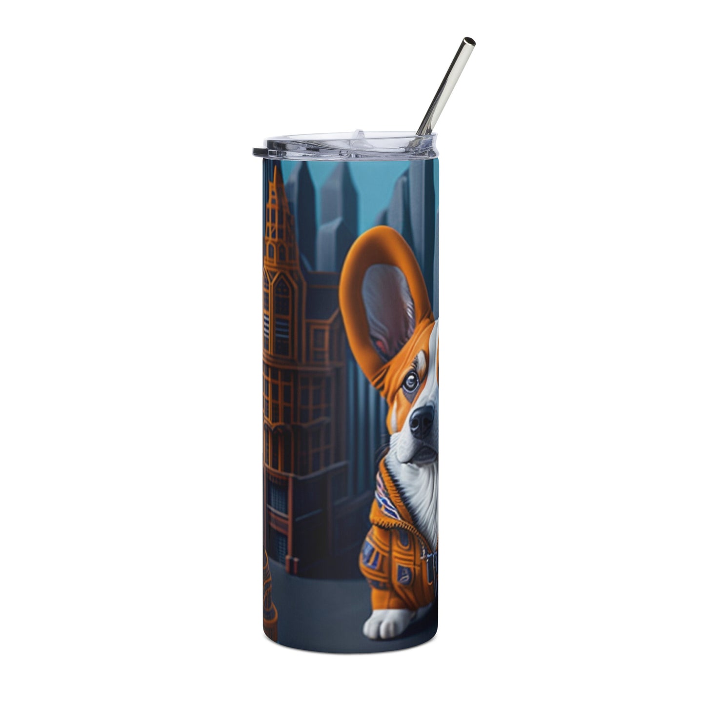 Pembroke Welsh Corgis 2 Stainless steel tumbler