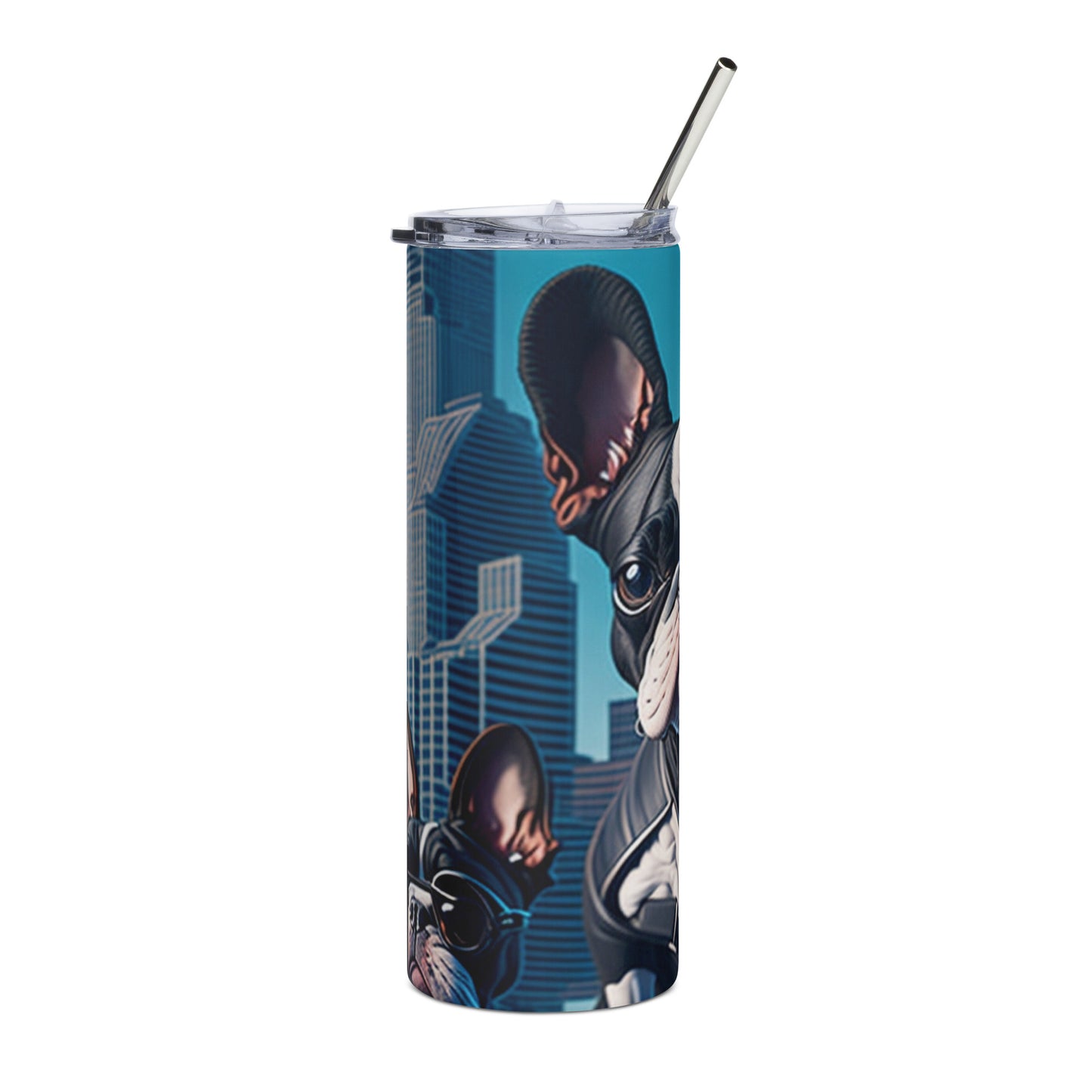 Boston Terriers 1 Stainless steel tumbler