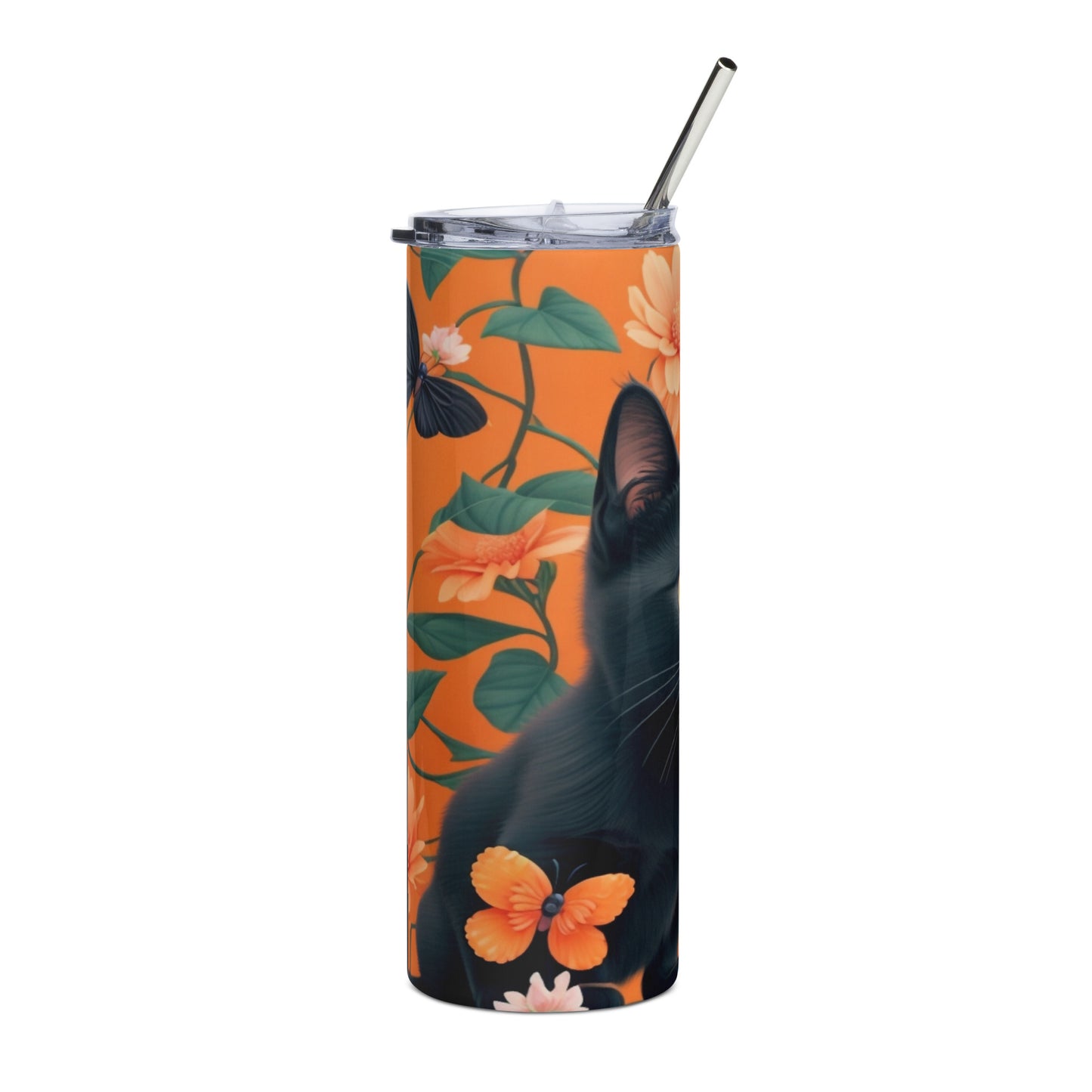 Black Cat 3 Stainless steel tumbler