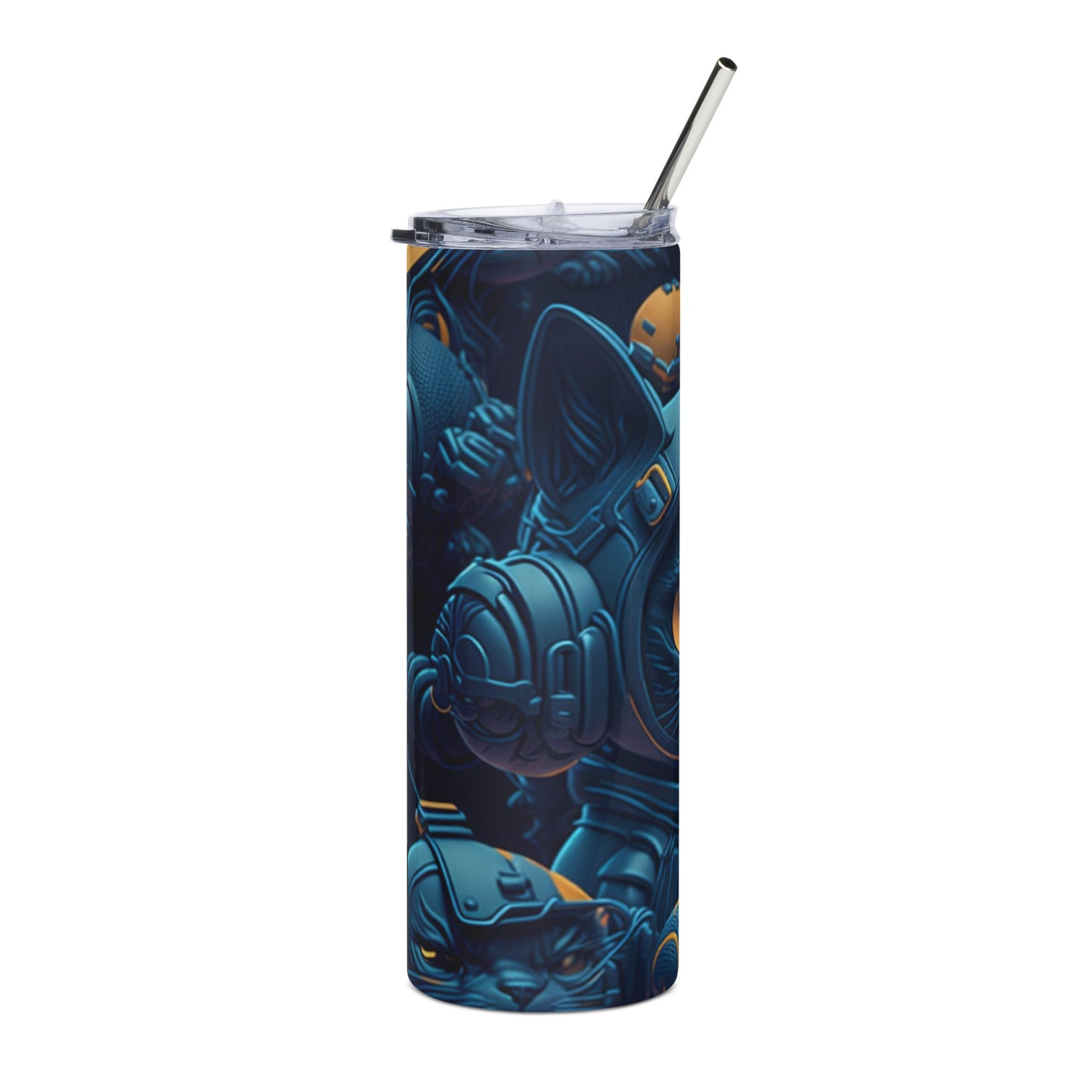 Black Cat 2 Stainless steel tumbler