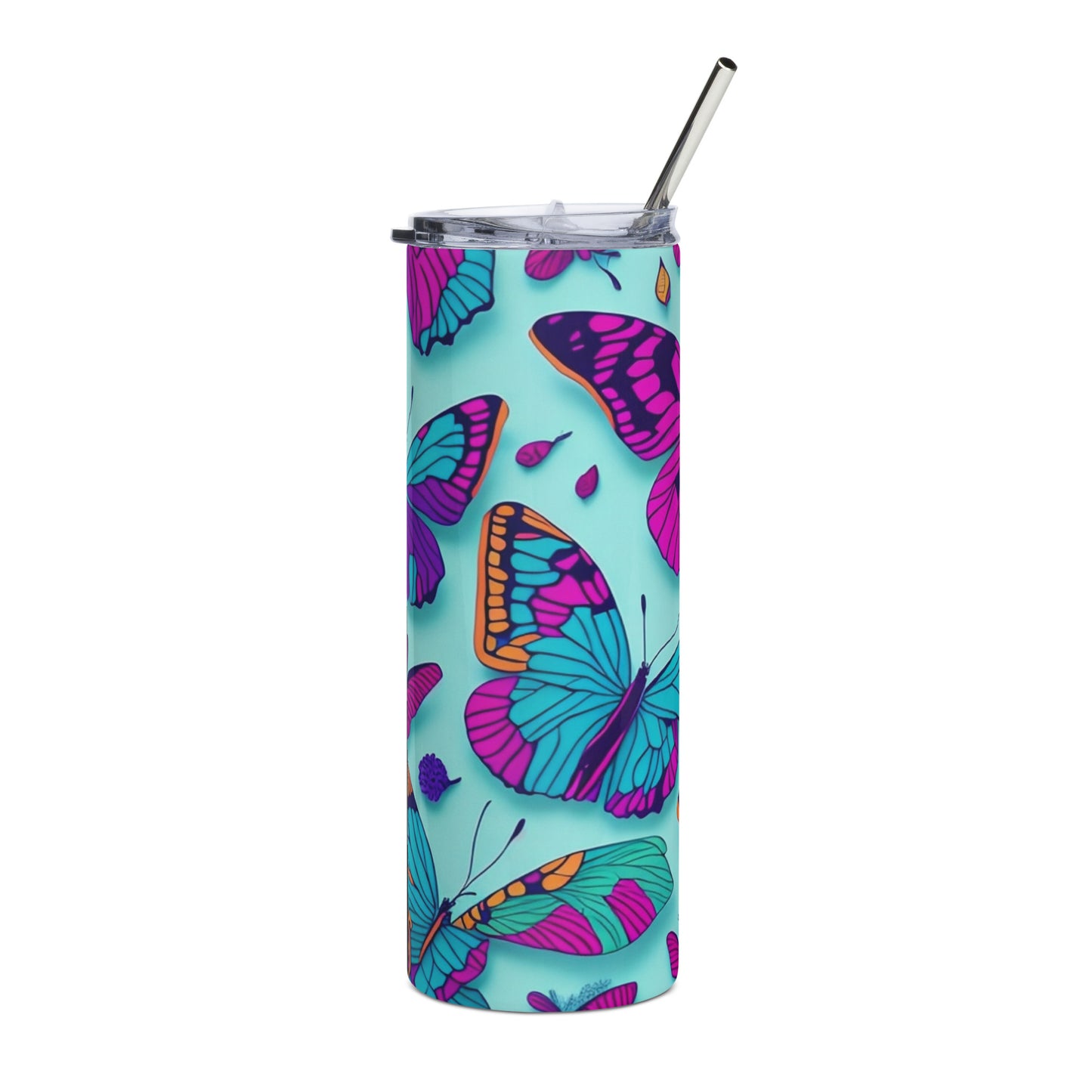 Butterflies 4 Stainless steel tumbler