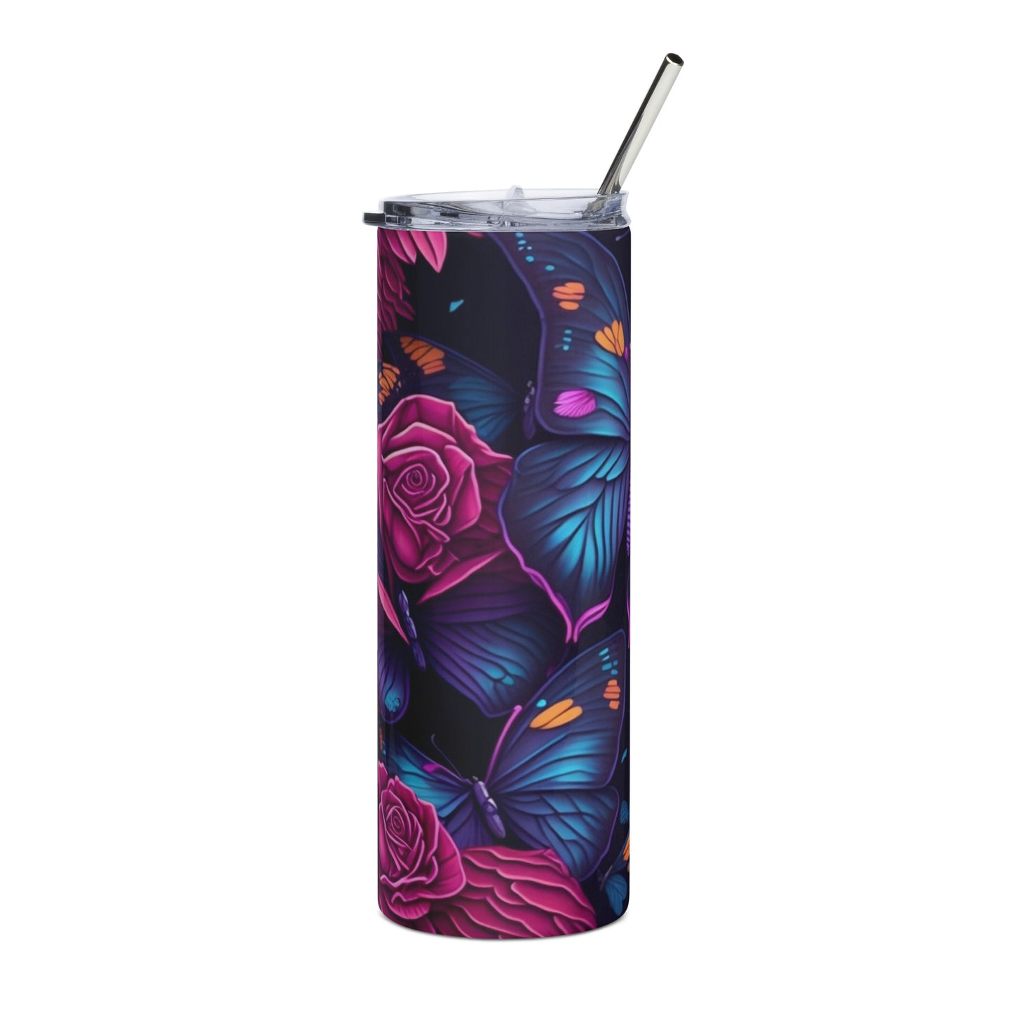 Butterflies 3 Stainless steel tumbler