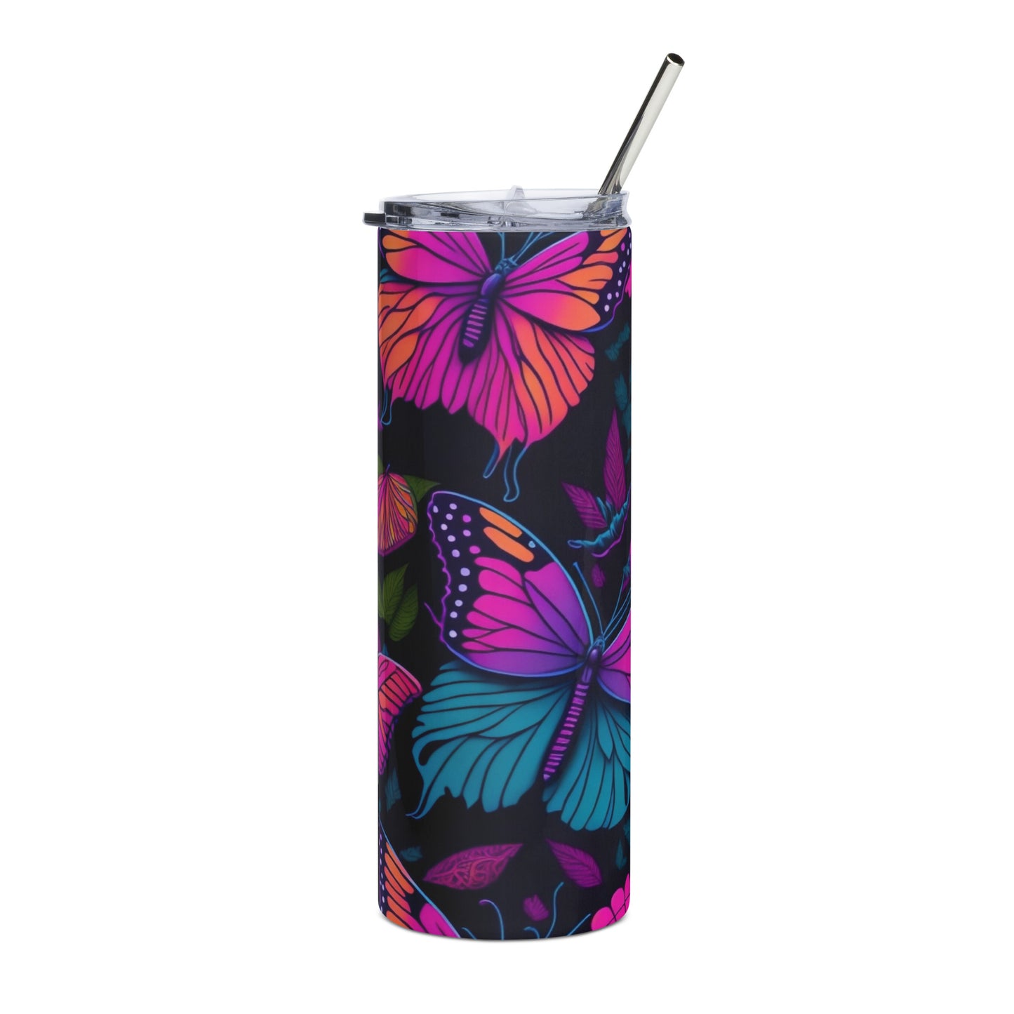 Butterflies 2 Stainless steel tumbler