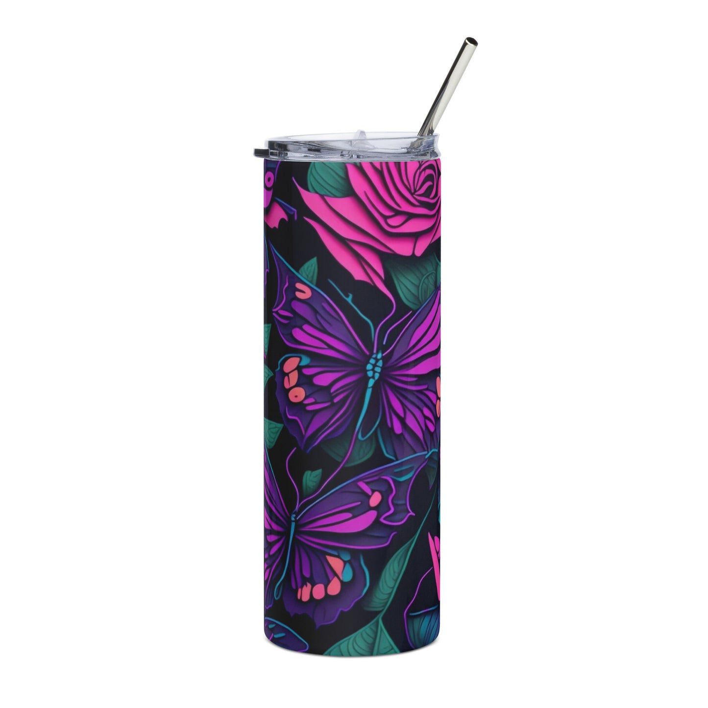 Butterflies 1 Stainless steel tumbler